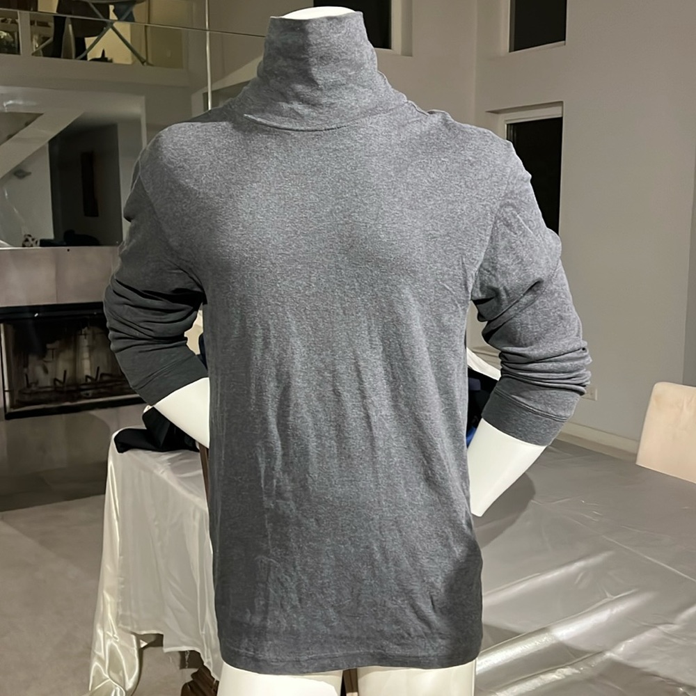 John Ashford Gray Turtle Neck